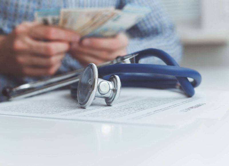 Finance and medicine. Health insurance concept Finance and medicine. Health insurance concept.